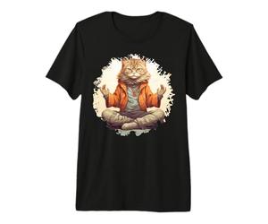 Gatos Yoga/Yogi Cat Camiseta Premium