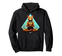 Gatos Yoga/Yogi Cat Sudadera con Capucha