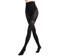 Gatta Mallas anticelulíticas con minerales BYE CELLULITE 50 DEN, adelgazantes, moldeadoras del cuerpo, duraderas, respetuosas con el cuerpo, mejoran la circulación sanguínea (Negro, XL)