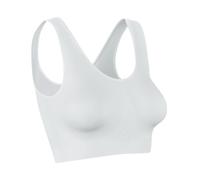 Gatta Mujer Sport Top BH Fitness, Mujer, Color Weiß, tamaño Extra-Large