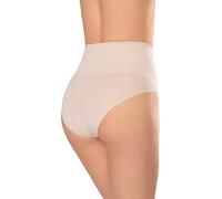 Gatta Sensual Skin Panty Correct - Braguita de Cintura Alta, Adelgazante, Moldeadora, discreta, con Refuerzo Antibacteriano (Light Nude M)