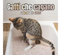 Gatti Che Cagano Calendario 2026: 12 Mesi Da Gennaio 2026 a Dicembre 2026 , Per Uomini Donne Ragazze Ragazzi , Organizzatore per tenere traccia delle date per gli Amanti dei Gatti