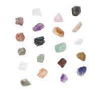 Gatuida 1 Caja Chakras De Cristal Natural Cristales Limpiadores De Aura Piedras De Jardín Zen Piedras De Chips De Cristales Piedras Naturales En Bruto Piedras De Yoga Limpio Joyas
