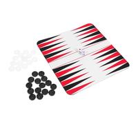Gatuida 1 Juego Damas Portable de Viaje Material de Goma Conjunto de para Camping y Actividades al Aire