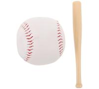 Gatuida 1 Juego de Bate de béisbol: Mini Bate de béisbol de Madera y Pelota para niños. Juguete Deportivo Juvenil para Entrenamientos, Fiestas de cumpleaños y Juegos al Aire Libre.