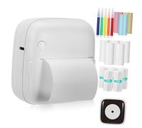 Gatuida 1 Juego De Impresora Térmica Sin Tinta Impresora De Pegatinas De Bolsillo Inalámbrica De Bolsillo Mini Portátil Mini Sin Tinta Linda