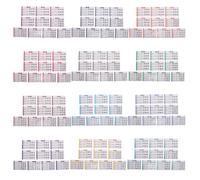 Gatuida 1 juego de tarjetas didácticas de acordes de piano para estudiantes principiantes: guía de referencia profesional para el aprendizaje y la práctica de acordes de piano.