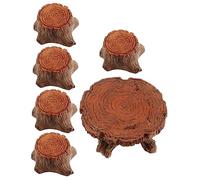 Gatuida 1 Juego Decoración de Jardín de Hadas Mini Muebles Taburetes para Micro Muñecas