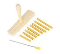 Gatuida 1 juego Instrumento de Percusión Infantil de Aluminio para Educación Musical Campanillas de Viento para Desarrollo de Ritmo y Coordinación Seguro y para Actividades Grupales