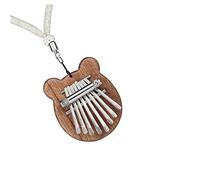 Gatuida 1 juego Mini Kalimba de Teclas Color Marrón Instrumento Musical Portátil para Dedos para Adultos de Transportar y Cualquier Momento
