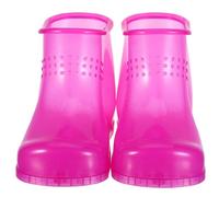 Gatuida 1 par de zapatos de masaje para pies, cubo portátil para remojar los pies, bañera portátil para , lavabo de pedicura para spa en casa Rosy