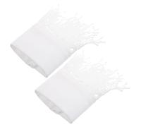 Gatuida 1 Par Puños Falsos Decorativos para Mujer con Borlas Falsas Desmontables para Trajes de Accesorios para Blusas y Abrigos Integración