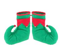 Gatuida 1 Par Zapatos De Bufón Zapatos De Disfraz De Elfo Santa Pantuflas Zapatos De Elfo De Navidad Sombrero Decorativo De Navidad Elfo Calcetines Adulto Niño Zapatos De