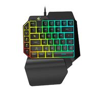 Gatuida 1 Pc Teclado Pistolero K15 Sensación Mecánica