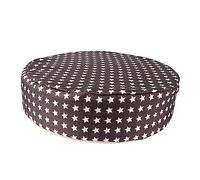 Gatuida 1 pieza Cojín Elevador Redondo para Silla Infantil Acolchado Antideslizante de Diámetro Color Café para Uso Casa y Restaurantes