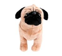 Gatuida 1 Pieza Pag De Peluche De Juguete Perro De Juguete para Juicio Educativo Adorno De Oficina En Casa Juguete Peludo para Perros Pequeños Perro a Terciopelo De Celo Beige