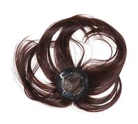 Gatuida 1 Pieza peluca de flequillo de aire flequillo postizo flequillos postizos pelucas flequillo extensiones de cabello desordenado franja de aire explosión de cabello de mujer Brown