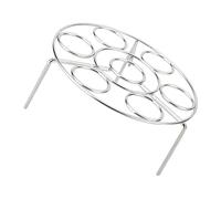 Gatuida 1 pieza Soporte para Huevos de Vapor Inoxidable Rejilla de Cocina Multifuncional para Cocción al Vapor para Cocinas Método de Cocción