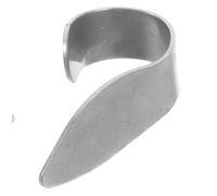 Gatuida 1 Pulgar de Acero Inoxidable La03B Ultradelgada y Ligera para Guitarra y Ukelele, Adecuado para Tocar y Coleccionar