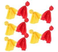 Gatuida 10 Banderas de Árbitro de Fútbol Kit de Penalización Pequeño Colores Rojo y Amarillo Accesorios para Árbitros de Fútbol Uso Partidos y Entrenamientos al Aire Libre