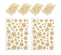 Gatuida 10 hojas de pegatinas holográficas pequeñas de estrellas: Pegatinas con forma de estrella y purpurina - Decoración autoadhesiva para el cuadro de recompensas y comportamiento de los niños
