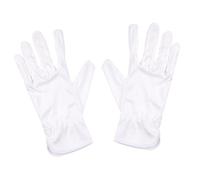 Gatuida 10 pares Guantes de Microfibra sin Polvo para Protección y Limpieza Talla Reutilizables para Joyería Trabajo y Manipulación Delicada
