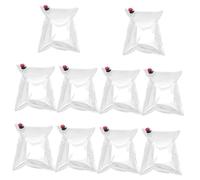 Gatuida 10 Piezas Bolsa Portátil para Envasar Vino Tinto Reutilizable y Rellenable para Bebidas Bolsas Transparentes para Licor Vejiga para Vino para Bebidas