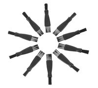 Gatuida 10 piezas Cepillo de Limpieza Doble para Afeitadora Eléctrica Resistente y Flexible con Mango Antideslizante Mini para Limpieza Eficaz Casa y Viaje