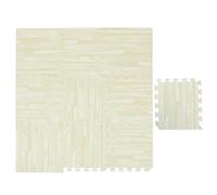 Gatuida 10 piezas Colchoneta para Gatear EVA Antideslizante con Diseño Madera Alfombra Puzzle Colorida para Bebés Tapete de Suelo Seguro y Acolchado para Sala y Dormitorio