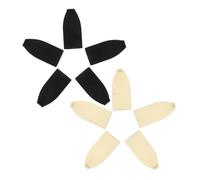 Gatuida 10 Piezas De Puntas Para Cuerdas De Violín y Violonchelo Accesorio De Plástico Negro y Blanco Protector Para Reparación De Cuerdas y Viola Uso Musical