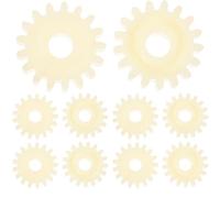 Gatuida 10 piezas Engranajes para Incubadora Alta Precisión bajo Consumo Accesorios para Motor Giratorio Equipo Agrícola Profesional