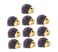 Gatuida 10 Piezas Estatuas de Erizo Miniatura de Decoración de Animales Mini para y Casa de Muñecas