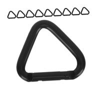 Gatuida 10 Piezas Mosquetones Triángulo de Aleación de Aluminio Diseño Estable y Seguro para Senderismo Camping Escalada y Llaveros
