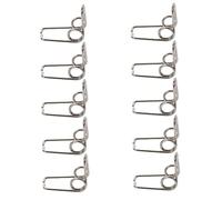 Gatuida 10 Piezas Resorte Válvula De Agua Para Trompeta Accesorios De Drenaje Plateados Reemplazos De Llave Watergate Para Trompeta De Montajes De Drenaje Para Uso