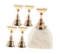Gatuida 10 Piezas Soporte Magnético para Uñas de Práctica Herramienta para Sujetar Uñas Mano Salón o Casa para Manicura Postiza y Aprendizaje de Técnicas