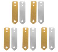 Gatuida 10 Uds Hoja Tira De Cobre Plato De Cobre Herramientas De Experimento Lámina De Cobre Material Del Electrodo Hoja De Cobre Escuela Primaria Batería Zinc Suministros Experimentales