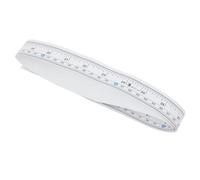 Gatuida 10 Unidades Cinta Métrica y Adhesiva para Escala Precisa Material de Papel Blanco Mesa de Máquina de Coser Industrial para Producción de Prendas