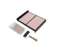 Gatuida 10 Unidades Kit Completo para Grabado en Linóleo Bloques de Goma, Mesa de Trabajo y Rodillo de Tinta para Proyectos Creativos y Arte Profesional