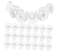 Gatuida 100 Almohadillas Anticolisión De Goma para Mesa Protectores para Muebles De Exterior para Puertas De Armarios De Vidrio Transparentes De PVC