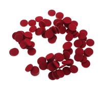 Gatuida 100 Almohadillas Redondas de Fibra de Algodón para Difusores de Aceites Esenciales, Absorbentes, Reutilizables, Color Burdeos, Repuesto para Humidificador y Difusor de Aroma