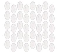 Gatuida 100 Pares de Almohadillas Nasales Transparentes de Silicona Antideslizantes para Gafas Repuestos para Puente Nasal Cómodas y Compatibles para Gafas de Sol y Graduadas