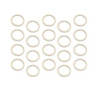 Gatuida 100 Piezas de Círculo de Madera Redonda de 5 Cm para Manualidades, Accesorios Colgantes Diy, Madera Resistente que No se Deforma ni Decae, Adecuado para Arte y Joyería