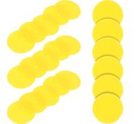 Gatuida 100 Piezas Fichas de Bingo 19mm de ABS para Juegos de Conteo | Superficie Lisa, Color Naranja, Uso Seguro, Alta Durabilidad, Piezas Prácticas Actividades