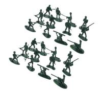 Gatuida 100 Piezas Mini Figuras Soldados Militares de Plástico para Decoración de Miniaturas Modelo Compacto Resistente para Mesa de Arena y Juguetes Coleccionables