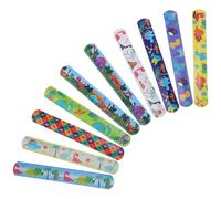 Gatuida 100 piezas Pulseras de Dinosaurio y Unicornio con Patrones de Dibujos Animados Bandas Slap Decorativas para Fiestas Regalo Sorpresa para Compacto y Ligero Diseño y Divertido