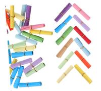 Gatuida 100 Rollos de Papel de Colores para Escribir Notas y Poemas, Adecuado para Decoraciones y Celebraciones Sorpresa Papel