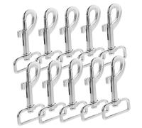 Gatuida 10piezas Cierre De Correa para Mascotas Hebilla De Liberación Rápida y Resistente Mosquetón De Repuesto para Perros Clips De Correa para Perros Adecuado para Caminatas y