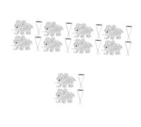 Gatuida 10piezas Clip Difusor Aromático De Elefante Para Aire Acondicionado Del Coche Decoración De Ventilación De Auto Cristales Accesorios Para Coches De Niñas