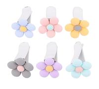 Gatuida 10piezas Flores De Decoración De Ventilación De Coche Clip De Ventilación De Flores Accesorios Interiores
