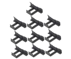 Gatuida 10piezas Premium Quality Stainless Steel Coated Fabric Outdoor Indoor Indoor Use Scenario for Solar Panel Drain Clips for Photovoltaic Water Drainage and Mud Removal in Drainage